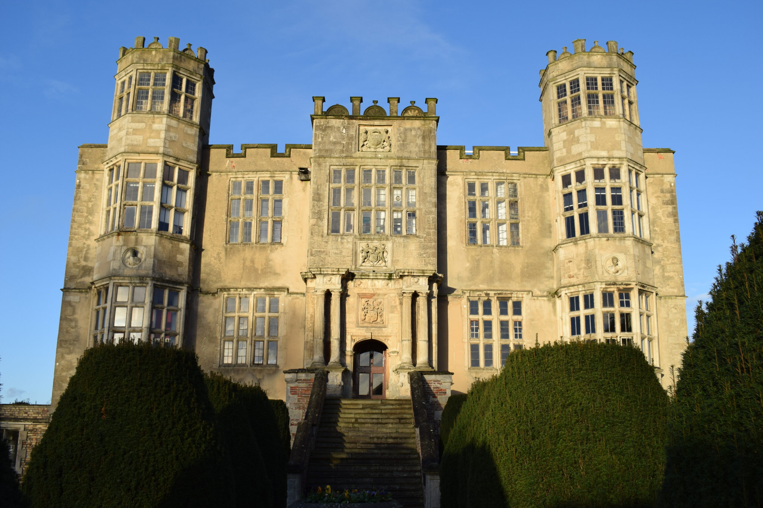 Barlborough Hall, Derbyshire, during investigation works