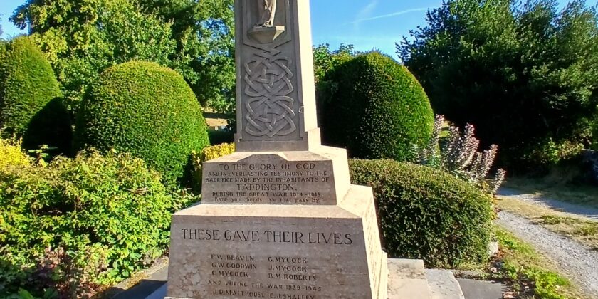 Taddington War Memorial, Derbyshire