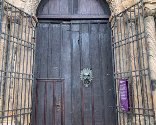 Doors of Durham Cathedral after conservation Doors of Durham Cathedral after conservation