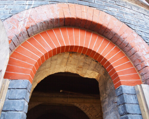 Brickwork conservation at Woolwich