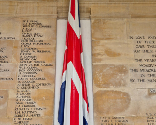 Spalding War Memorial, Lincolnshire, after conservation in 2025. Spalding War Memorial, Lincolnshire, after conservation in 2025.