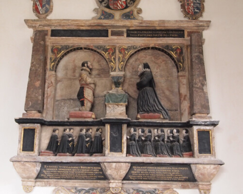 Church Monument at Thrybergh Church, Yorkshire Church Monument at Thrybergh Church, Yorkshire